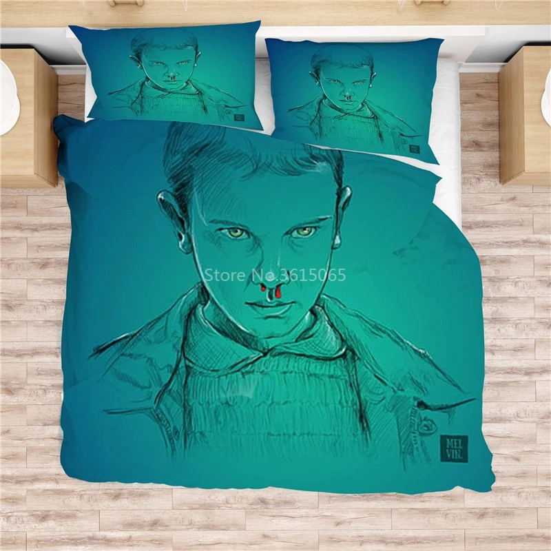 Горячая Распродажа очень странные дела 3d мультфильм Постельное белье печатных