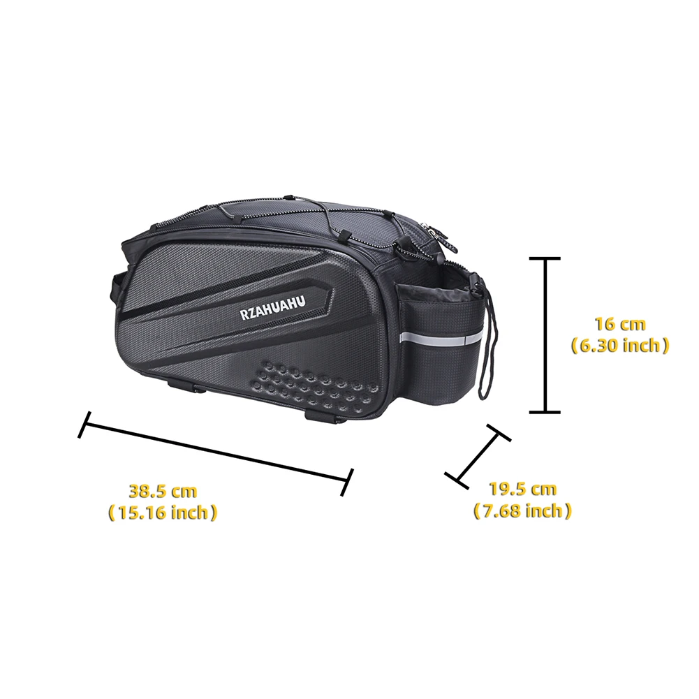 

Multifunctional Bicycle Rear Seat Bag Cycling Bike Rack Trunk Cargo Waterproof Bag Pannier Large Capacity Shoulder Bag Handbag