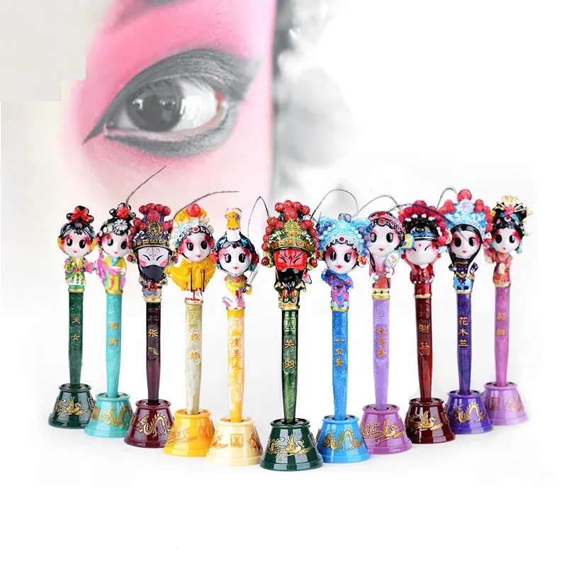 1 шт. традиционные китайские куклы Глиняная фигурка ручка Akrp Пекинская опера