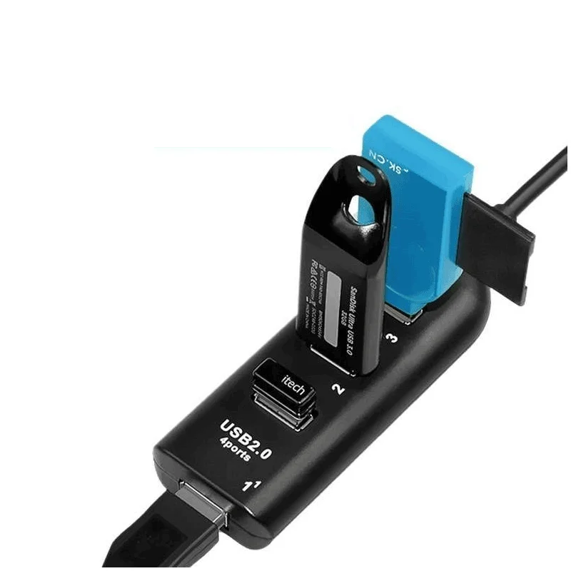 Высокоскоростной концентратор-адаптер usb-хаб мини-USB 2 0 4-портовый разветвитель