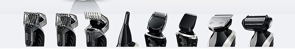 Philips Norelco серия многофункциональная машинка для стрижки волос QG3398/49 Мужская перезаряжаемая Электробритва Триммер Водонепроницаемый 100-240 В