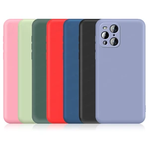 for cover oppo find x3 pro case find x2 x3 lite neo pro liquid silicone shockproof soft bumper phone case find x3 pro case cover free global shipping