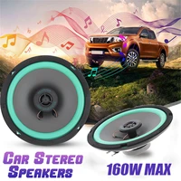 6 5 inch 12v 160w coaxial speaker universal car hifi vehicle door full range frequency auto audio coaxial automobile loudspeaker