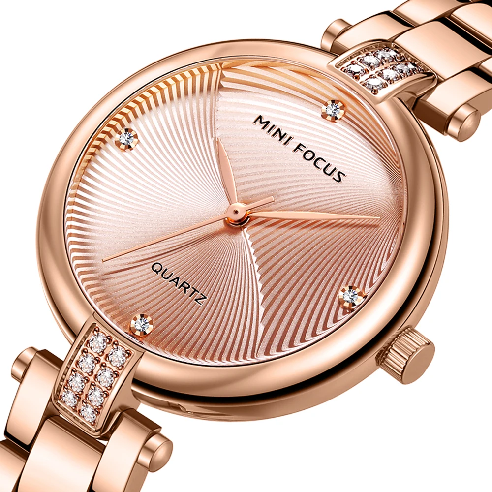 Enlarge MINI FOCUS Brand Luxury Ladies Watch For Women Gold Stainless Steel Fashion Reloj Mujer Montre Femme Relogio Feminino Waterproof