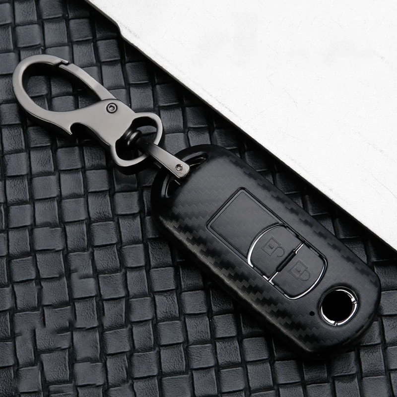 Матовый чехол для автомобильных ключей из АБС-пластика полное покрытие Mazda 2356 Demio