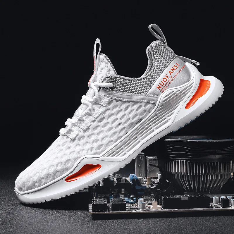 

2021 New Sneakers Summer Breathable Adult Male Tenis Footwear White Men Casual Shoes Light Nonslip Platform Designer Mans Shoes