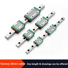 Линейная направляющая MGN15, 2 шт., 100, 150, 200, 350, 400, 500, 600, 700, 800 мм + 2 шт., ползунок MGN15C или MGN12H для 3D-принтера, запчасти с ЧПУ