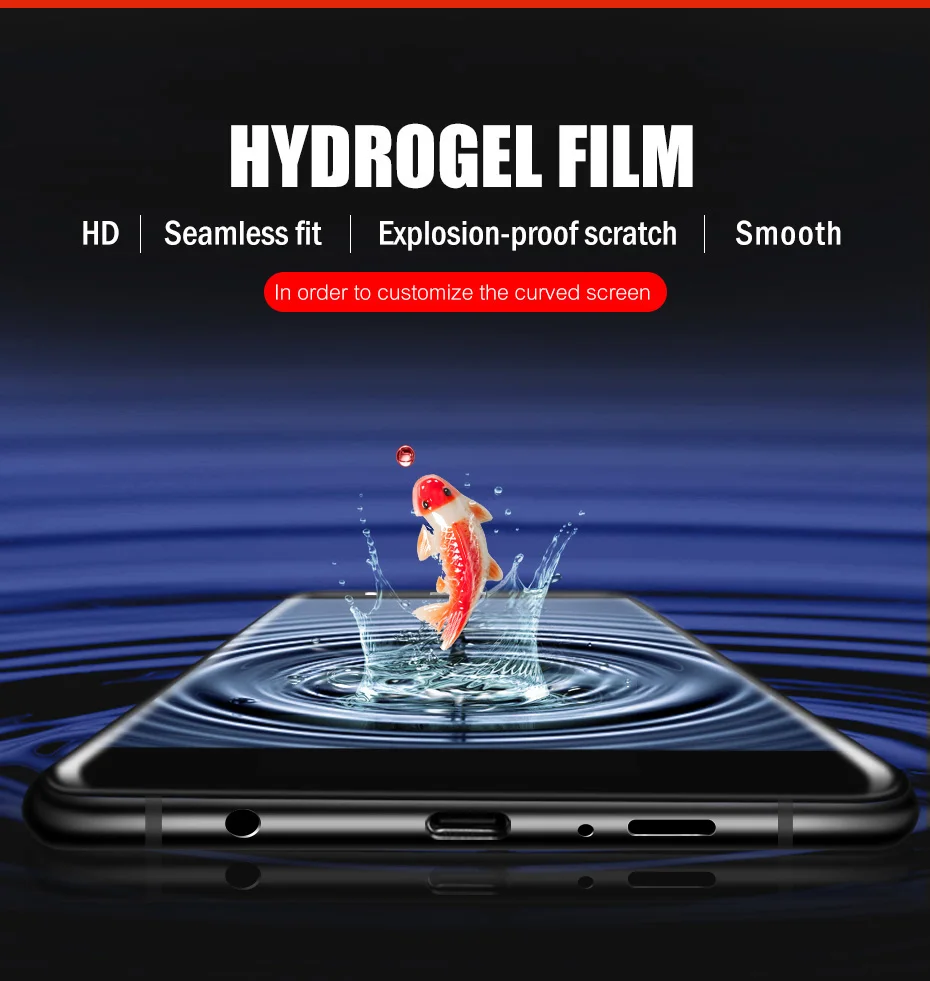 H& A 100D Гидрогелевая мягкая пленка для samsung Galaxy S8 S9 Plus Защита экрана для A50 A30 A20 A70 A80 A10 M10 M20 M30 не стекло