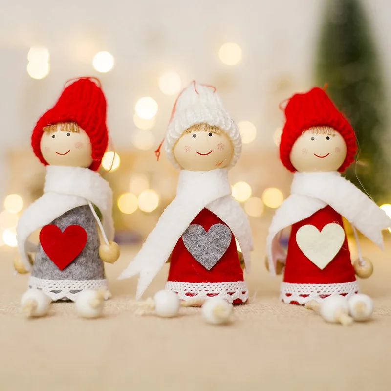 Счастливого Рождества орнамент Подарок на Рождество Санта Клаус Снеговик Дерево