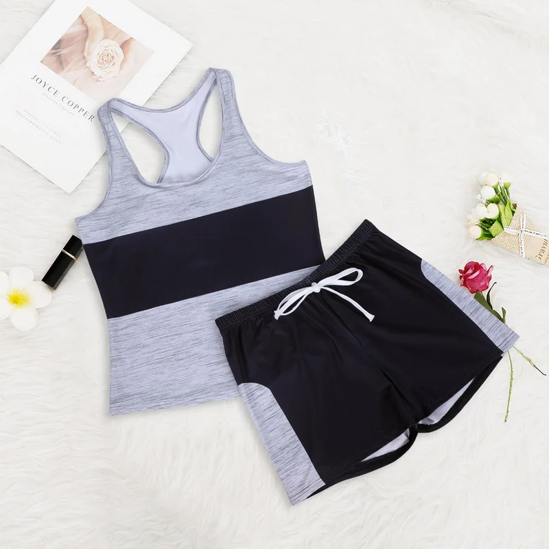 

2021 Hot Pyjamas Women Camisole Sleep Wear Women Pajamas Heart Print Nightgown Ruffled Flounce Shorts Lingerie Set Home Clothes