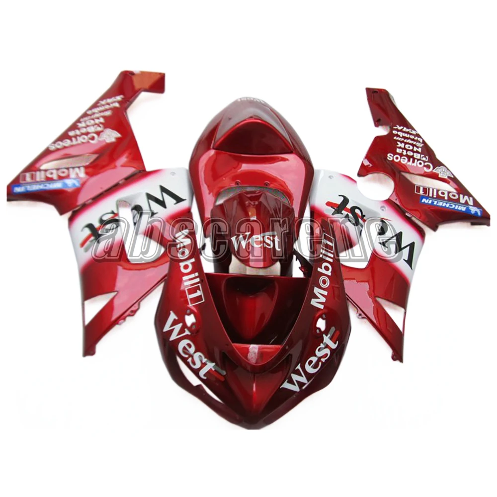 Впрыска полный комплект обтекателя для Kawasaki ZX6R ZX 6R 2005 2006 05 06 ABS пластиковый