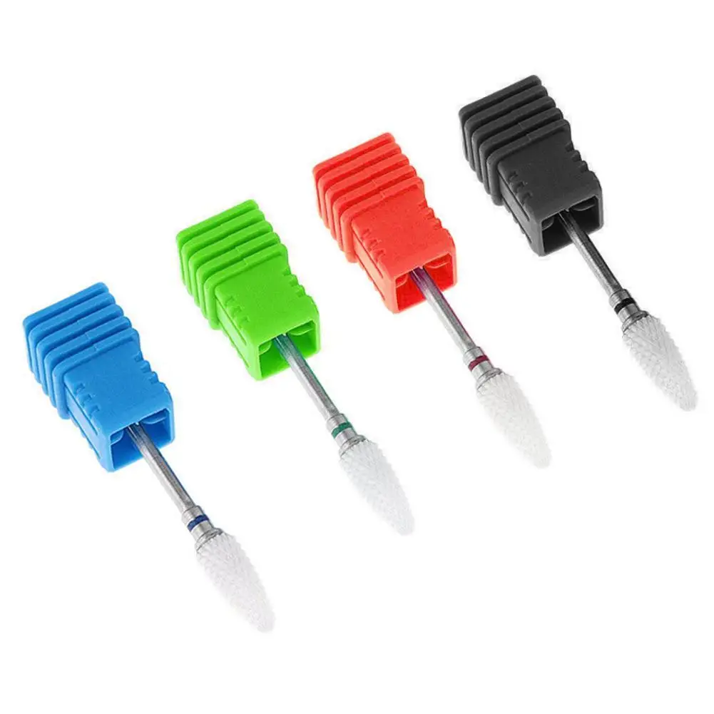 

1 Pc Ceramic Nail Polishing Remover Professional Buff Polish DIY For Nails Head Carving Equipment Exfoliating Drill Tools F H9L3