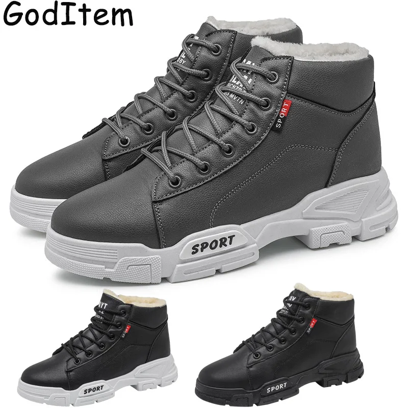 

MEN SHOES, MENS OUTDOOR MARTIN BOOTS, TOOLING BOOTS, PLUSH LINING HIKING BOOTS, NON-SLIP RUBBER SOLE CASUAL BOOTS, SIZES 39-44
