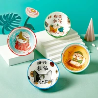 creative korean bowl cute cat pattern cartoon japanese bowl ramen rice personalized gift cuencos cocina ceramic drinkware ed50tw
