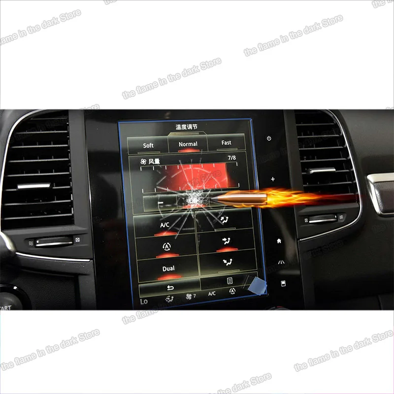 

lcd car GPS navigation screen protector toughened film for renault espace kadjar Talisman SM6 captur 2020 2019 2018 2021 sticker