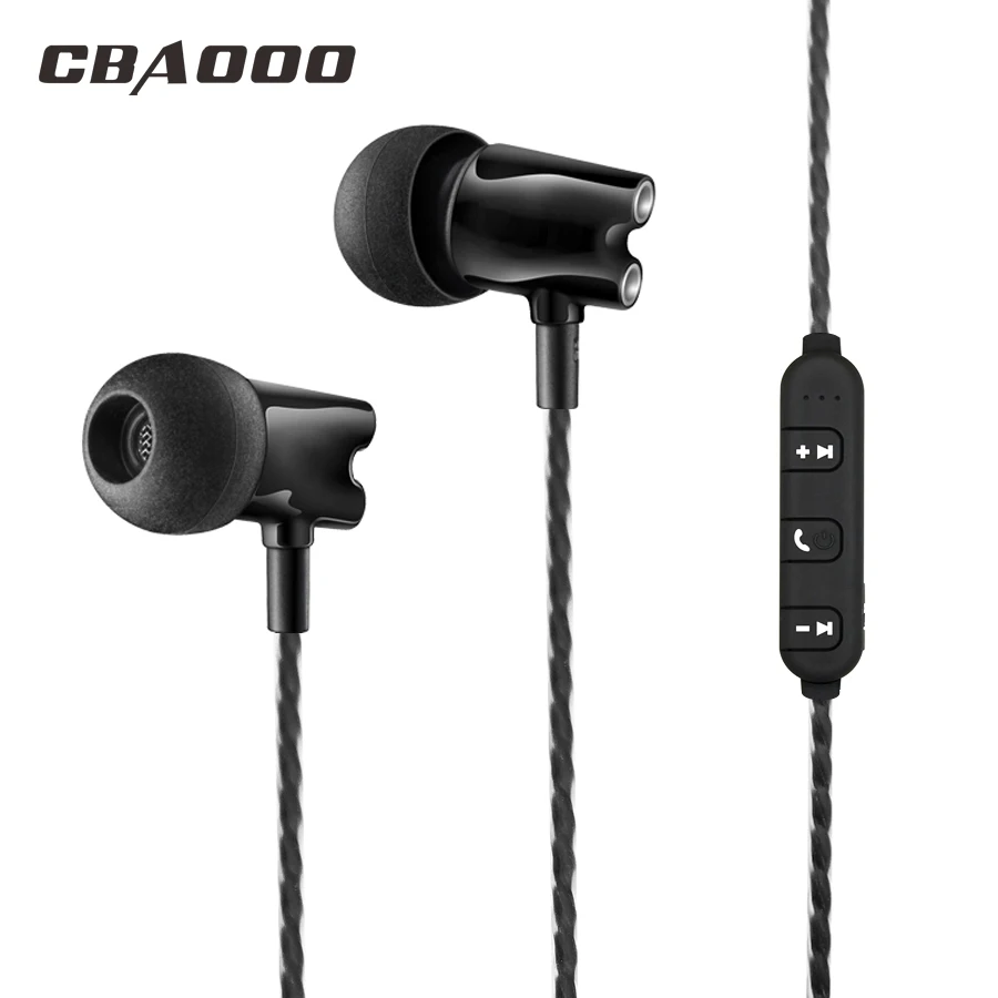 CBAOOO IE800 Bluetooth Oortelefoon HF800 Keramische Bass Draadloze Bluetooth Hoofdtelefoon HiFi ordopjes стерео наушники-вкладыши Oortjes