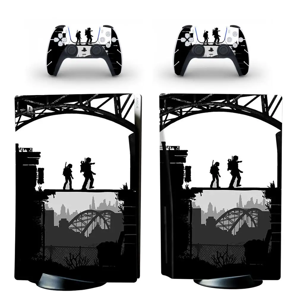 Наклейка The Last of Us Part 2 PS5 Standard Disc Skin наклейка для консоли PlayStation 5 и контроллеров Disk