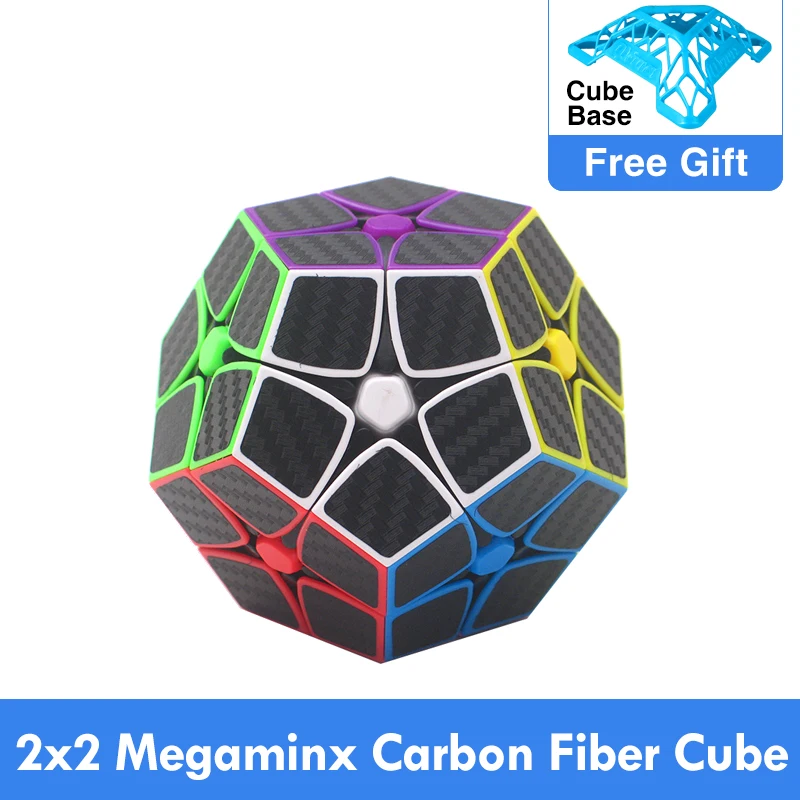 ZCUBE 2x2 Wumofang наклейка из углеродного волокна специальная форма 12 поверхности