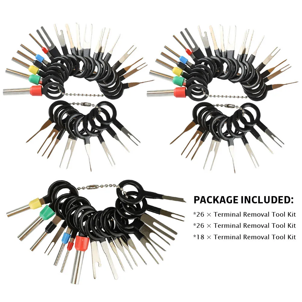 70 шт. инструмент для снятия автомобильной клеммы набор проводов обжимной