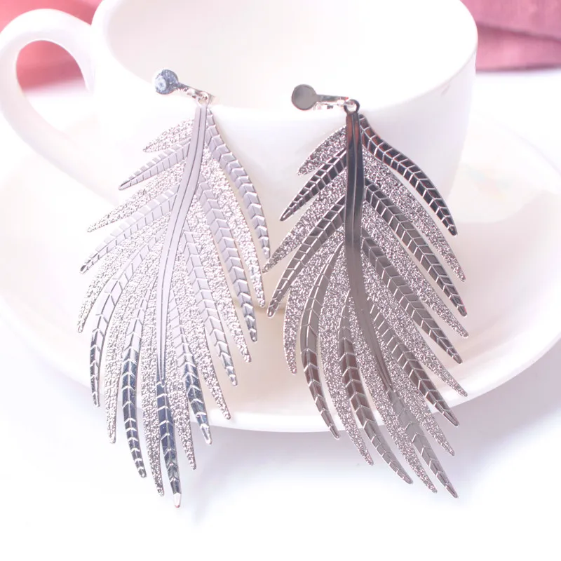 Новые модные женские серьги-клипсы в богемном стиле акриловые Винтажные серьги