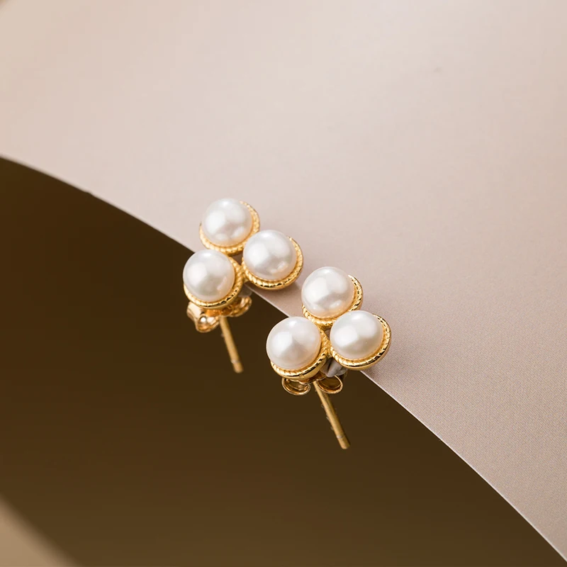 Женские длинные серьги капельки из серебра 925 пробы с пресноводным