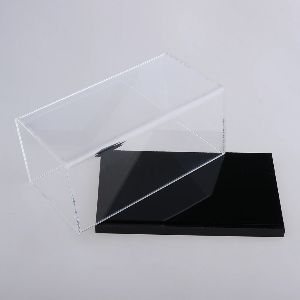 

Clear Organizer Display Dustproof Case Model Toys Vehicles Protectors 18x10x8cm