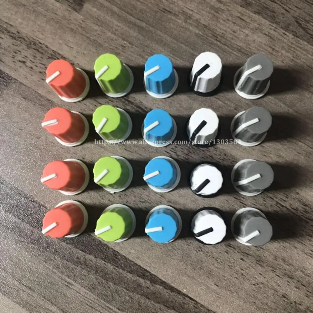20Pcs EQ Rotary Knob Professional DJ Potentiometer Equipment Replacement Knobs Parts For Pioneer DJM800 900 NVS 2000 BXS | Электроника