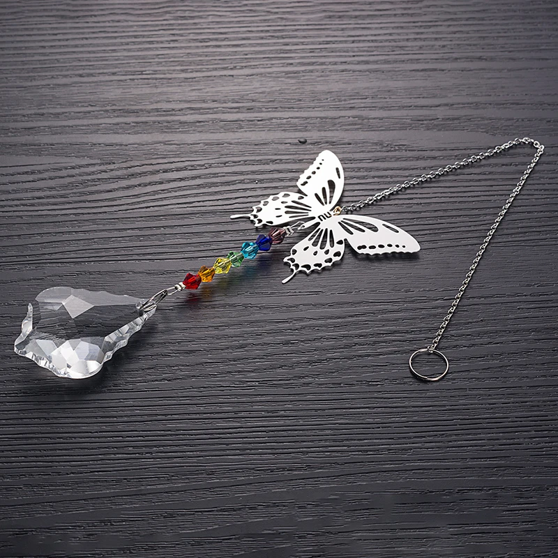 

60mm Crystal Metal Butterfly Pendant Pendant Lighting Ball Ornaments DIY Animal Cartoon