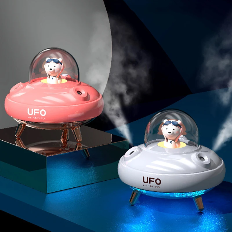 Увлажнитель-ночсветильник UFO с USB-зарядкой для дома и офиса | Лампы освещение