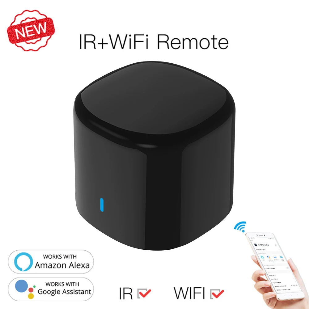 

Broadlink RM Mini IR Remote Control Bestcon RM4C Mini Universal Controller For Smart Home Compatible With Alexa Google Assistant