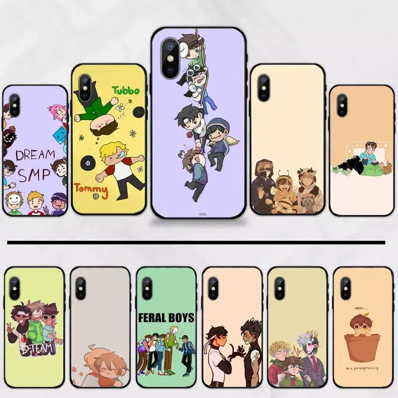 

dream smp Phone Case for iPhone 7 8 11 12 13 mini pro X XS XR MAX Plus