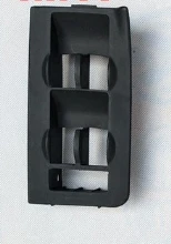 black SKTOO 4 шт. для Audi A4 A6 C5 подъемный переключатель рамка декоративная рамка маска рамка(серый - Цвет: black
