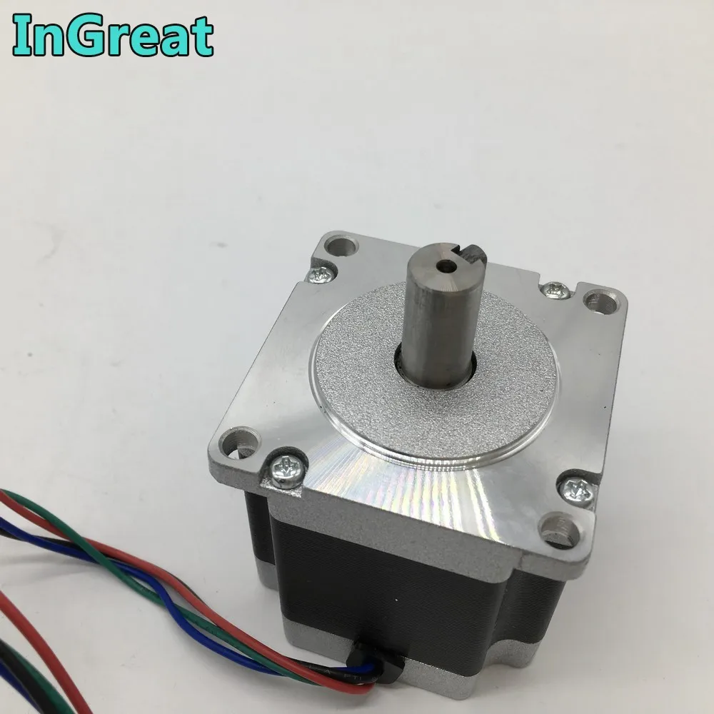 Шаговый двигатель Nema23 с червячной коробкой передач RV030 редуктор скорости 10:1 14 мм