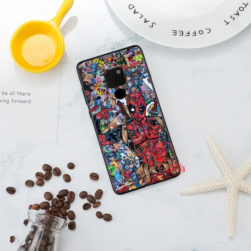 Marvel Comics &quotрукоделие принт рисунок силиконовый чехол для Huawei Mate 10 Pro 20 Lite Nova 2i 3 3i 4 5i