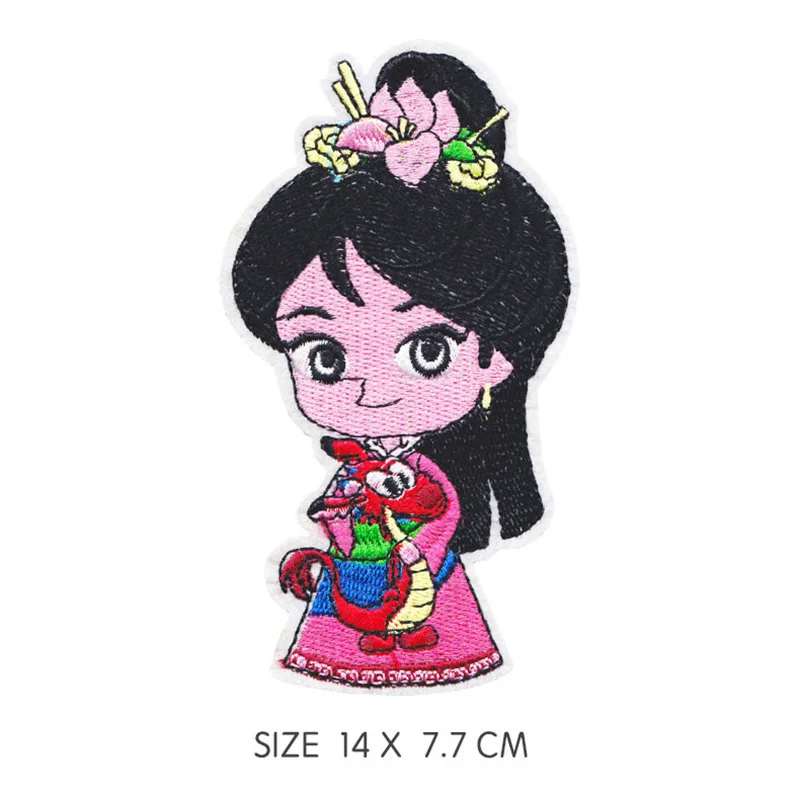 Экшн-фигурка Disney Холодное сердце Эльза симпатичная принцесса Mulan Belle патч с