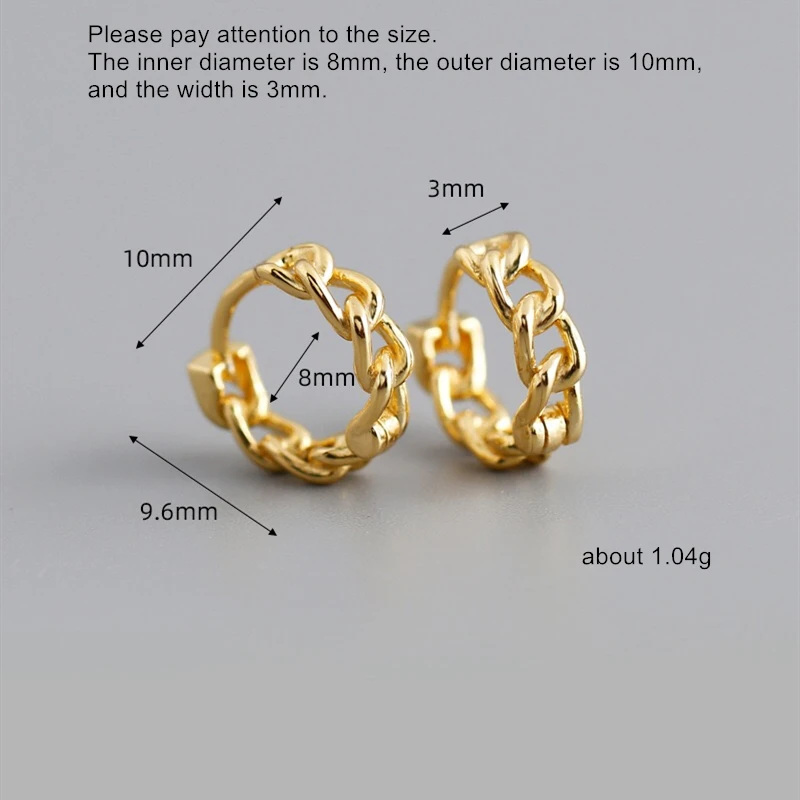 Женские серьги-кольца из серебра 925 пробы с закрученными ушками | Украшения и