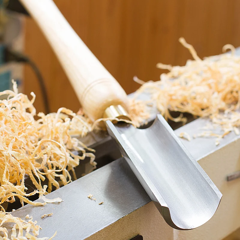 1Pcs Big Woodworking Roughing Semicircle Knife Tools Billet knife Carpenter Wood Turning Tools