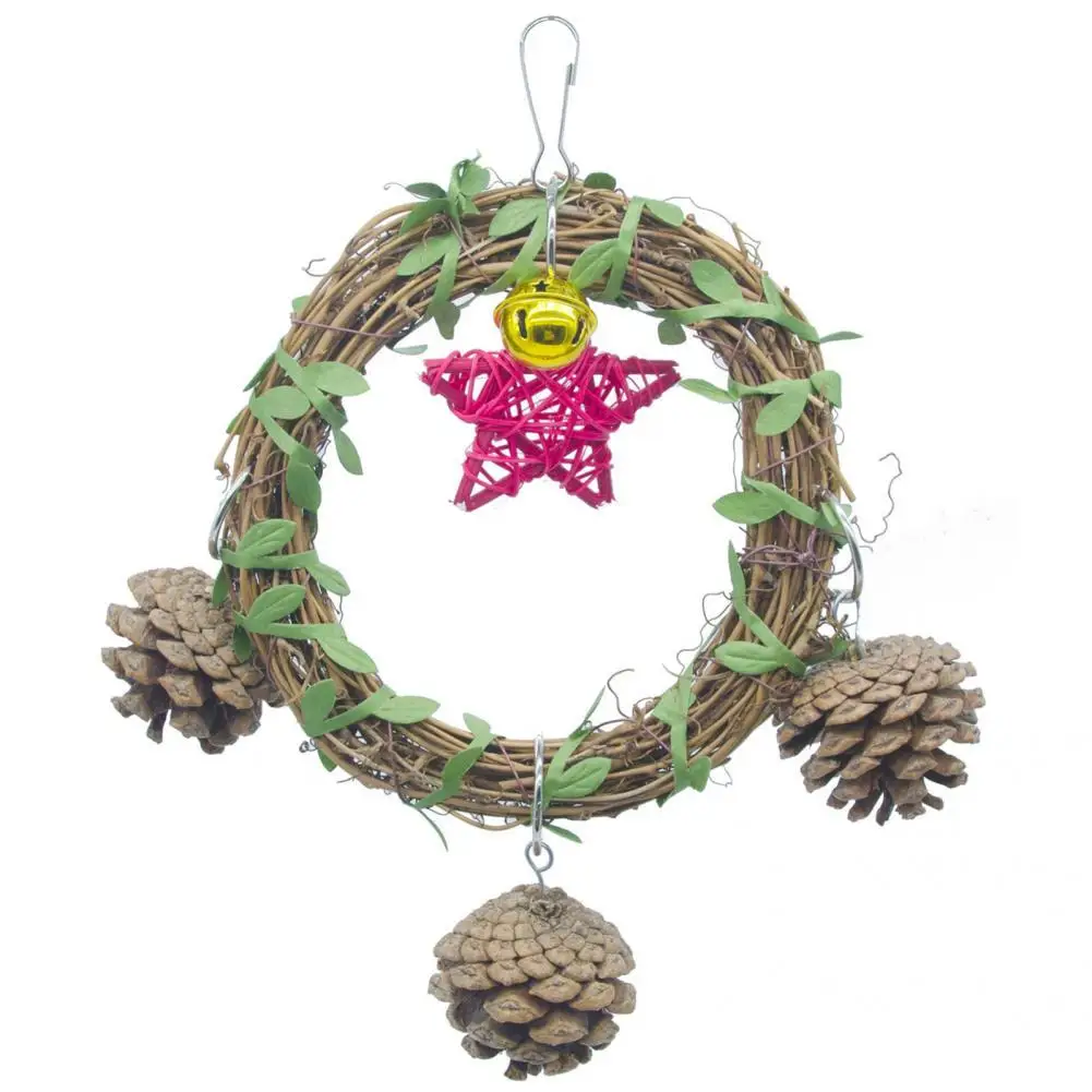 

Долговечная симпатичная подвесная игрушка для домашних животных с колокольчиком, здоровое подвесное украшение, пятиконечная звезда, декор...