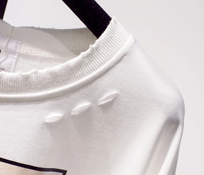 Женский пуловер с рукавами летучая мышь Свободный в Корейском стиле принтом Bf