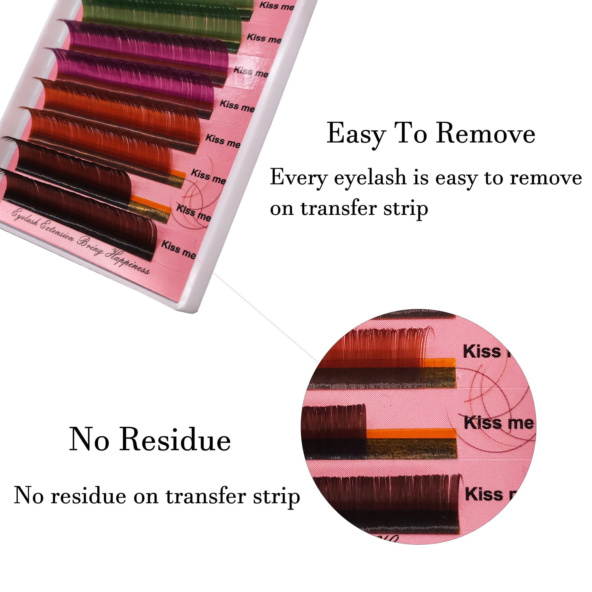 Цвета наращивание ресниц Радуга индивидуальные классические норковые Премиум 0