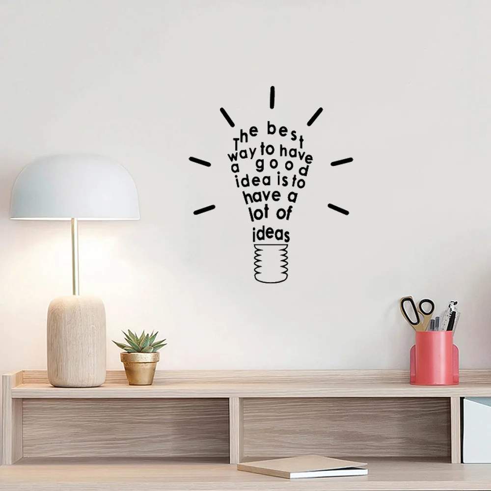 Большие мотивационные цитаты трудные предложения виниловая настенная наклейка