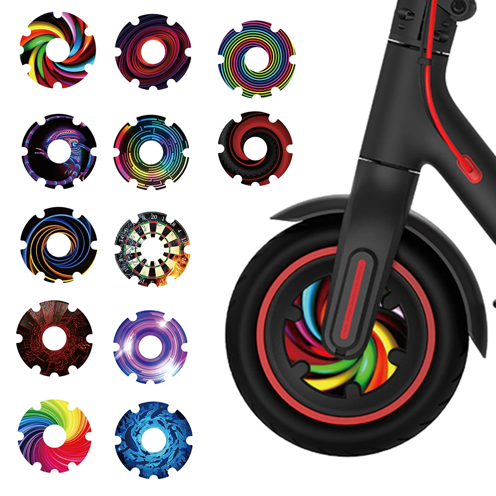 

1 Pair Scooter Motor Protection Sticker Waterproof Electric Scooter Front Wheel Sticker Cover Film For XiaoMi Scoote 1S/M365/PRO