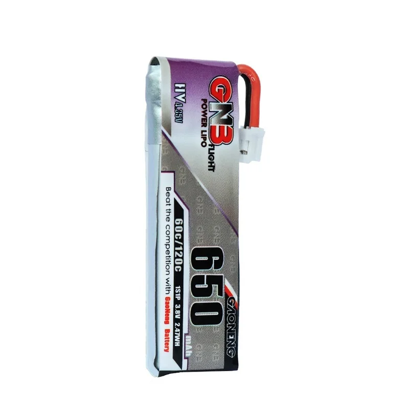 

10PCS/Set GNB 1S 3.8V Tinyhawk Snapper7 E010 M80S Tiny7 Beta85 Drone HV Lipo battery 650mAh 4.35V 60C/120C With PH2.0 Plug