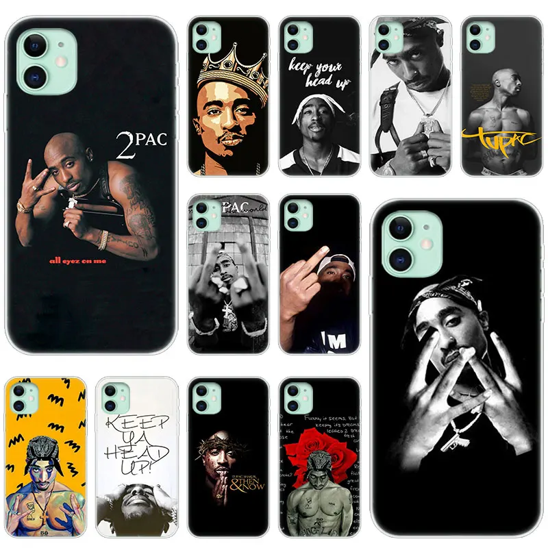 Фото Горячий 2Pac Tupac Amaru Shakur силиконовый прозрачный чехол для Apple iPhone 11 Pro XS Max X XR 6 6s 7 8 Plus 5