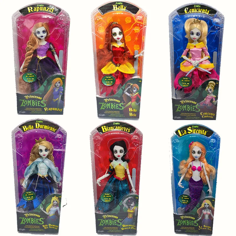 

Fashion doll zombie princess baby mermaid doll Many joints Children gift