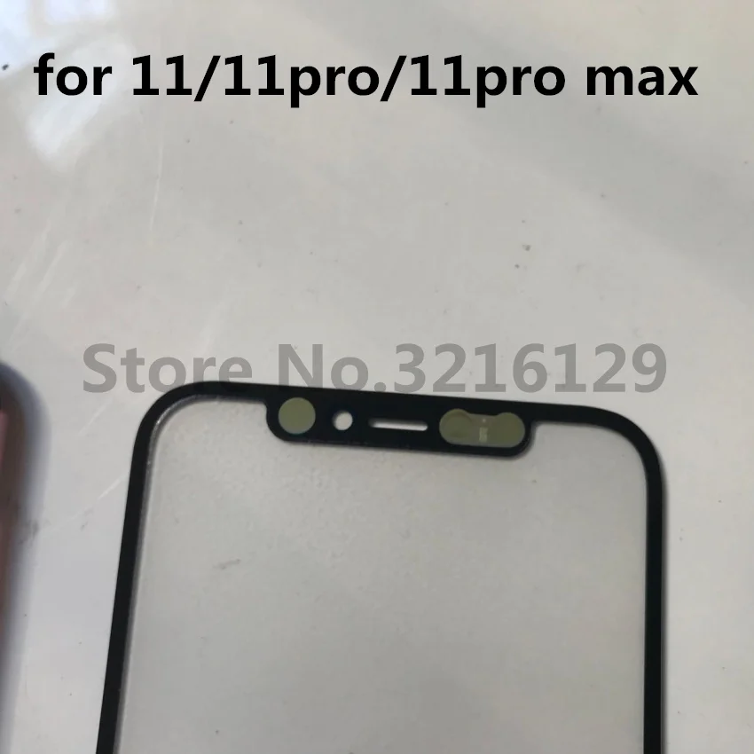 Оригинальный объектив для переднего экрана с OCA + рамка в сборе iPhone X XS max 11 12 PRO MAX