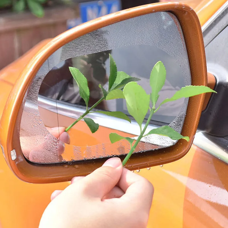 2 шт. противотуманная Автомобильная зеркальная пленка для окон автомобильная