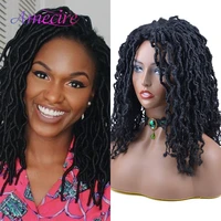faux locs braids synthetic braided wigs for black women 14inch gypsy locs soft dreads short wigs