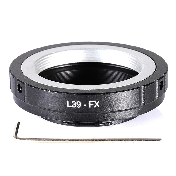 

adapter ring for M39 L39 39mm Screw mount lens to Fujifilm fuji FX XE3/XE1/XPro2/XM1/X-A3/XA5/xt3 xt20 xt100 xh1 x100f camera