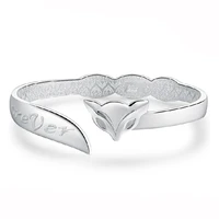 womens vintage 925 sterling silver fox bracelet gift jewelry bracelet wholesale